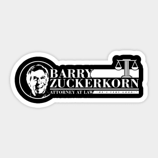 Barry Zuckerkorn Attorney At Law Sticker